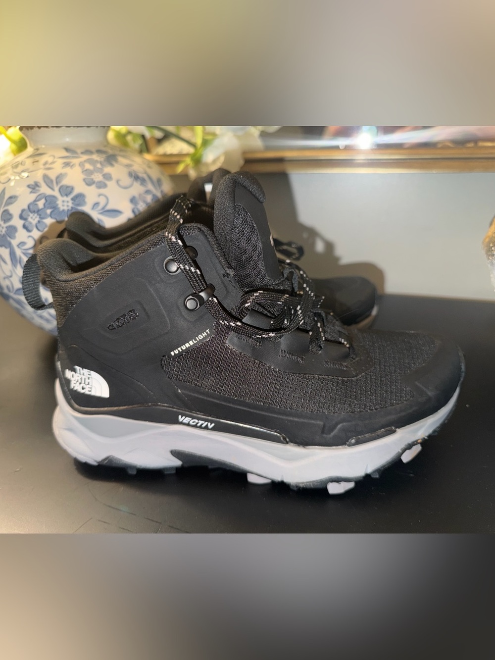 The North Face women’s Black VECTIV FUTURELIGHT Hiking Boots